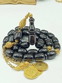 سبحة 33 خرزة • سندلوس أسود • 68 غرام