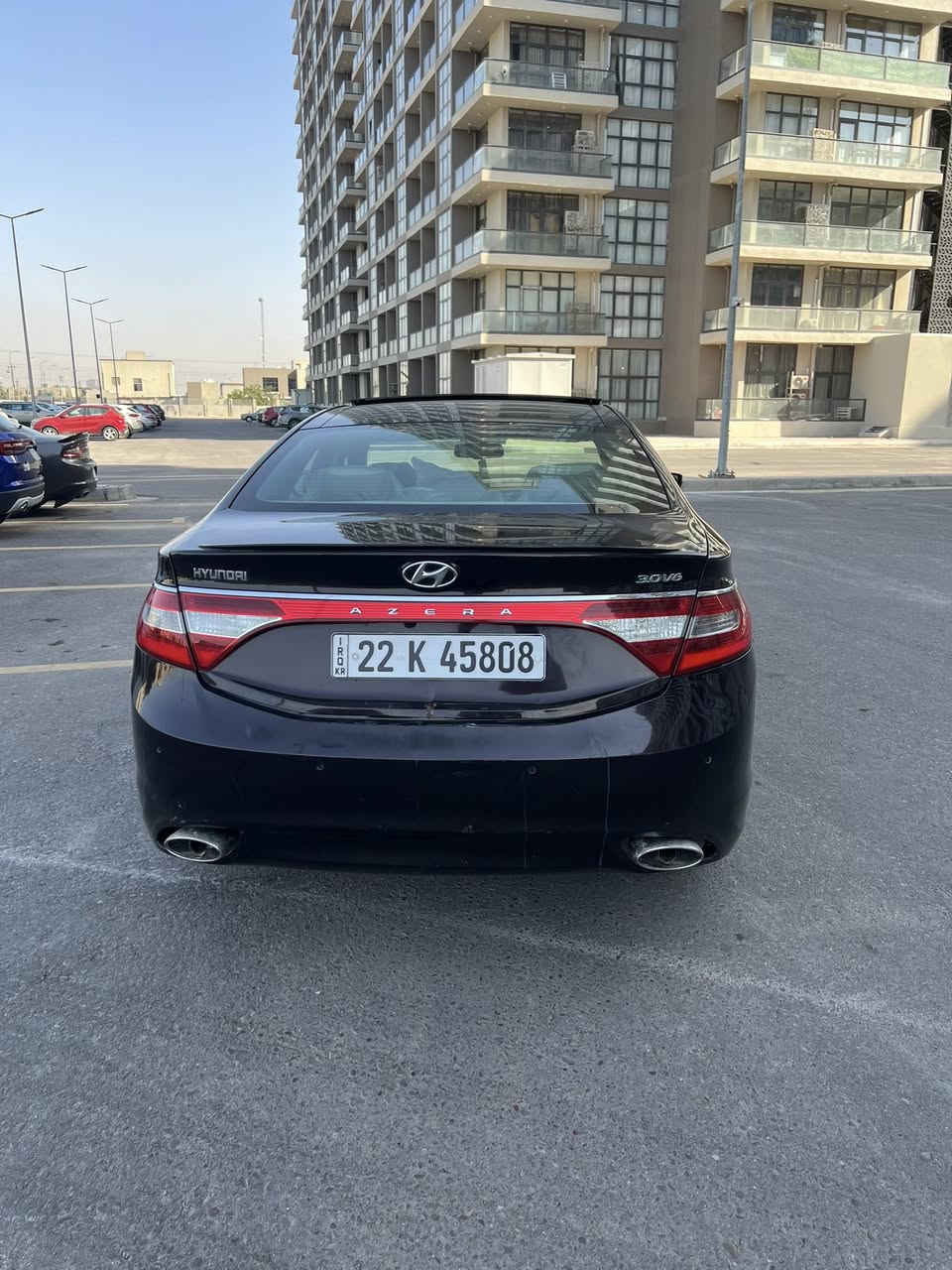 هونداي ازيرا  موديل 2014 خليجي لون بيتنجاني ( جوزي ) متغير بالليل يبين اسود
اعلى مواصفات vip ماشية 103 كيلو 

مكينة 6 سلندر 3000 دوش ( المحرك مفتوح معالجة رواجز )

سيارة رقم اربيل الدولي الجديد

سياره بس جاملغ امامي صبغ بدون دواخل والسونار مرفق 

المواصفات:

. بصمة

. هاند بريك كهربائي

. اوتو هولد توقف في الازدحامات بدون بريك

.بانورما

•زراك لايت

 •عدد AIR BAG 8 

•جلد قرمدي 

•ويل كب 18 

•سماعات +دمام 

•دبل كزوز

•حساسات أمامية وخلفية

 •لايت زينون + LED•كشاف •حساسات

•تبريد امامي وخلفي مناخين منفصل

 مفتاح التشغيل بصمة 

•شاشة تسلا كبيرة وكامرة 

•لد امامي 

الانارة الداخلية LED•

•كشنات الامامي كهرباء 

.مساج للسائق بالكشن وضعيتين

.كشنات الامامية تدفئة وتبريد

. نظام مانع الانزلاق 

•لايت تحكم كهرباء يصعد وينزل

•مانع انحدار 

• لد خلفي مسطره

•بردة خلفية اوتماتيك 

.ترحيب عند الاقتراب

مثبت السرعة Cruise 

•المودات والأوامر الصوتية

 .نظام مانع الانزلاق

.المرايا الجانبية قابلة للطي كهرباء

•دشبول ليرزي 

السيارة عليها سيرفز كامل جديد بلكات ونوزلات ومجاول وفيت بم 

السيارة عارضها ب 125 وبيها مجال بسيط حك الجية

مكان السيارة بغداد حي الجهاد

رقم التليفون واتساب 

***********
