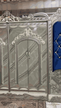 غرفة ست أبواب • خشب عراقي • الحسينيه الراشديه