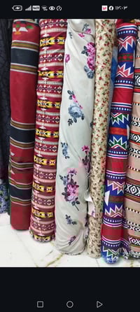 قماش مفارش رمضان  المتر بلفين الحجز والستفسار   07735593997