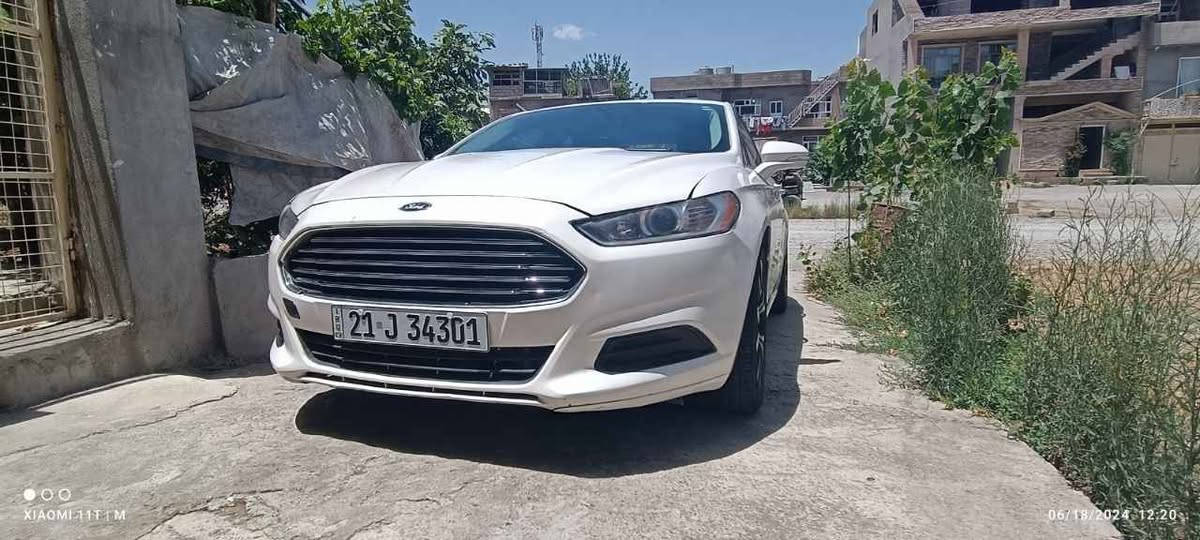 فۆرد فیوژن 2016
موسەفات se
 مەکینە 15 تۆربۆ
سپی سەدەفی
5  پارجەی بۆیاغە بە بێ ناو گرتن 
سەقفی یەک بست بۆیاغە لە وینەکان دیارە 
پێش  و پشتی کەپسەو لیدرانی نییە
 گێرو مەکینە بەشەرتی فیتەر
کارەبایی هەمووی مەزبوت
تەقەو ڕەقەی بەشەرت 
تەبریدی لەسەر سویچ
هەر چوار تایەو ویلی تازەو لۆکە
رەقەمی سلیمانیە بەشەرتی تەحویل کردن
سەنەوی بەناو خۆمانە هەتا 2029  نوێیە
هەزەو بەرادو رەقەمی نوێیە
سعری  90 گەلاو مەعامەلە
ئەگەر موشتەری تەلەفۆن بکە *********** رانية, السليمانية
