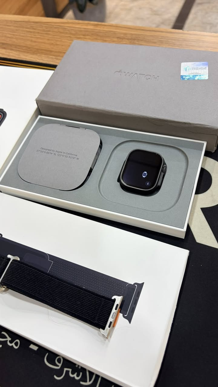 ساعة ابل اللترا 2
ابل وتش الترا الجيل الثاني ( اسود ) 🖤

نظافة 100‎%‎ 

ملحقات كاملة اصلية 

بطارية 100‎%‎ 

ضمان ابل شهرين 

ضمان المتجار الثلاثة 

السعر 🔥 🔥 🔥

للاستفسار ***********
