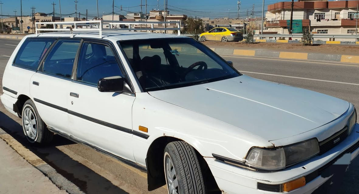 سيارة للبيع تويوتا (كامري 91)
السيارة مشروع وطني بأسمي 

رقم الماني وسنوية محدثة الى 2027.. 

محرك السيارة جديد (مال گصة) وكير شرط.. 

تواير  السيارة جديدات.. 

ترهم جماعة الحمل والشغل... 

وللسوال وللاستفسار عالخاص.. 

او عالتلفون 👇. 

***********
