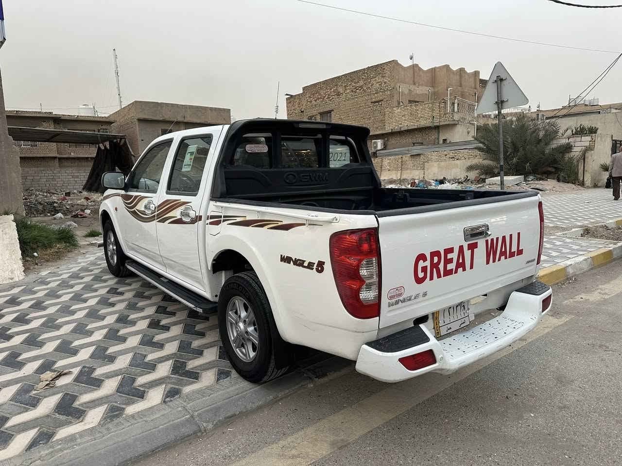 كريت وال للبيع
سياره جديده موديل 2021 تخم تايرات جديد مكينه وكير كفاله المواصفات كشنات جلد اسود كامرتين خلفيه واماميه 
شاشه بيه ضربه ب البدي والباقي كله مكفول تبريد وتدفئة 
رقم السياره مثنى ومكان السياره ناصريه مركز السعر 105وبيه مجال 
للتواصل على الرقم ***********مامتواجد على فيس
