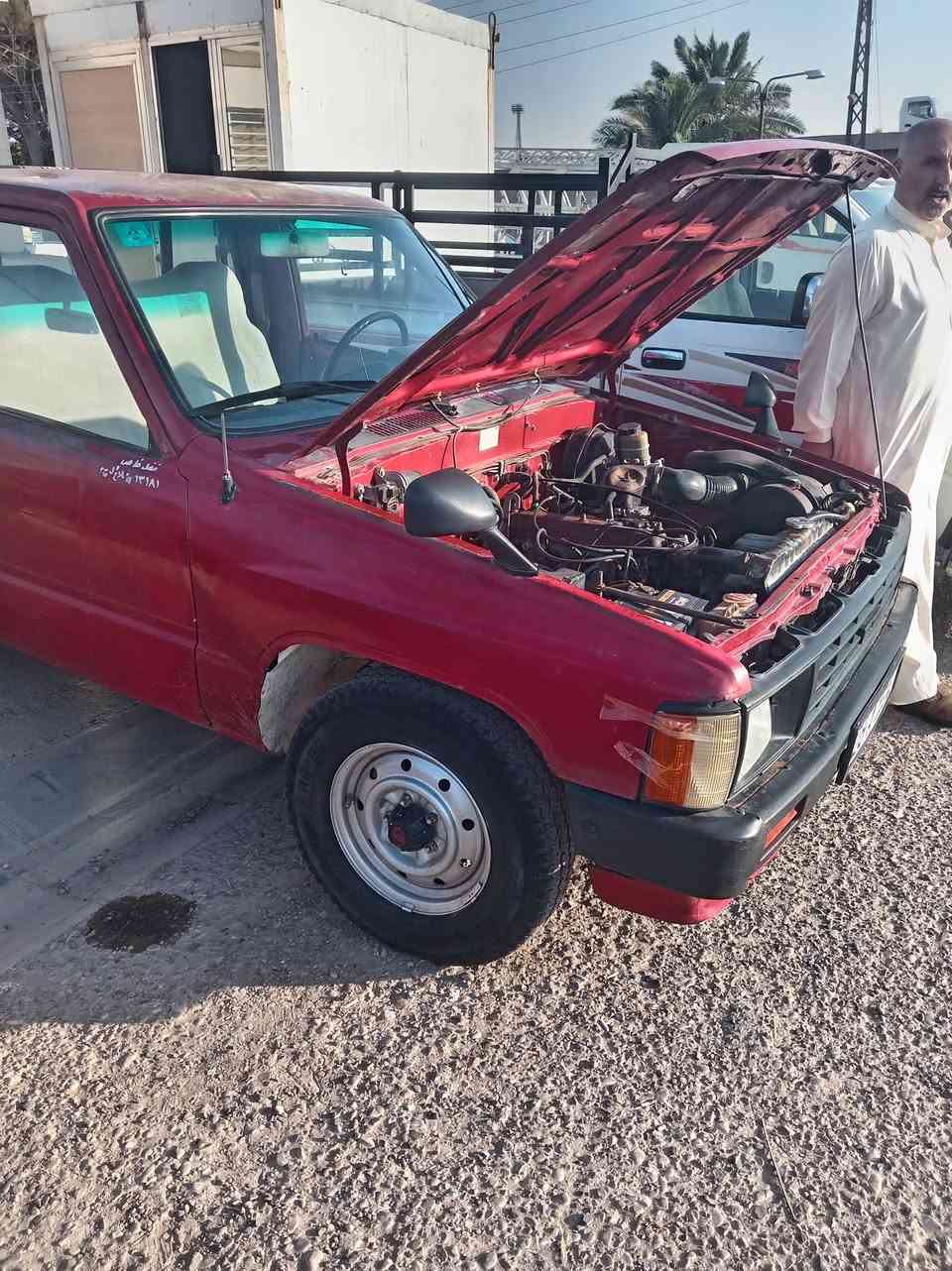 السلام عليكم موديل 85 بيك اب للبيع كركوك ناحيه تازه جديد شواصي محرك جير اكسل طائرات كلها جده ***********
