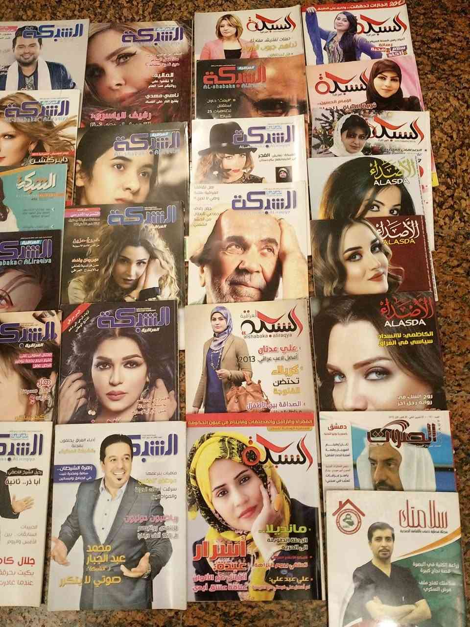 مجلات عربيه وعراقيه وصحف للبيع  كامل لايوجد مفرد  طباعه ونظافه


**إذا كنت صاحب هذا الإعلان وتريد حذفه لأي سبب، رجاءا أرسل رسالة إلى الدعم الفني**