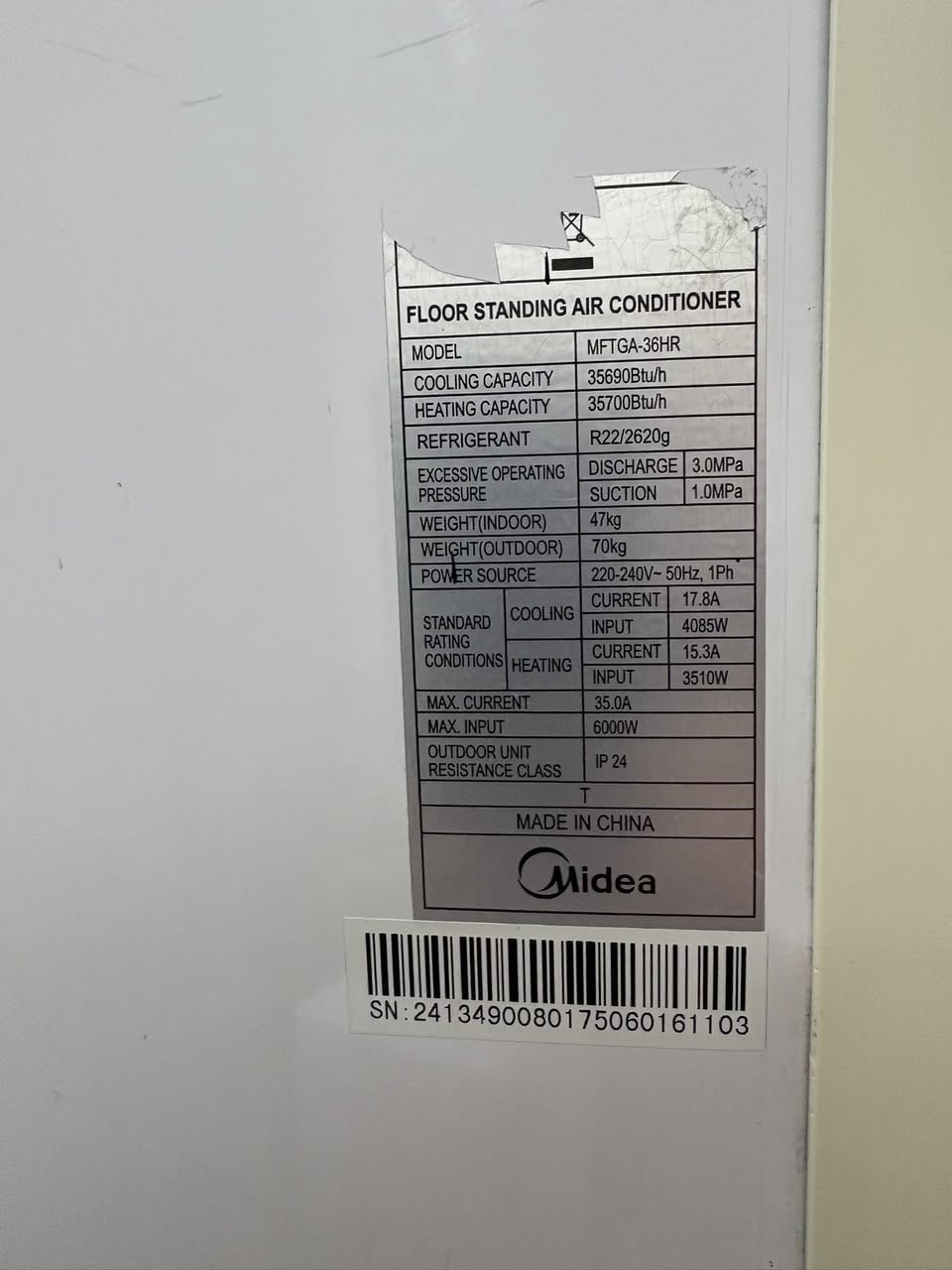 سلام عليكم
سبلت ميديا 3 طن كنتوري 
حاربارد بلادي ممصلح غازه مقفل
سنكل 220 فولت كهرباء عادي
ظمان ٢٠ يوم شرط الشغل 
السعر  ٦٠٠ الف
بغداد حي الجامعه
***********
