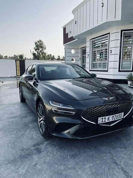 ⚜️للبيع جينيسز G70 موديل 2023⚜️
المواصفات : 

⚜️گشنات كهرباء جلد 
⚜️ تبريد قطعتين 
⚜️اشارة ترحيب 
⚜️تشغيل عن بعد 
⚜️اوتو هولد 
⚜️اوضاع القياده 5 سبورت - سبورت بلاس - أيكو - سمارت - مخصص )
⚜️نقاط عمياء 
⚜️تحكم  مع شفتات 
⚜️مُحرك السياره  أربعة سلندر : 2.0 AWD تيربو گير 8 سرعات - 252 حصان
⚜️نظام تحذير مغادرة المسار. 
⚜️نظام المساعدة في الحفاظ على المسار. 
⚜️نظام المساعدة في تجنب الاصطدام الأمامي. رادار 
⚜️نظام تثبيت السرعة التكيفي. 
⚜️زجاج عازل صوت وحراره 
⚜️شاشه 12.3 بوصة  
⚜️فور ويل إطار السياره ١٩ 
 🔺الضرر : بنيد فقط وگصيته من امريكا مطابق للكود واللون يعني بسونار يطلع فتح بنيد فقط والباقي كفاله 
  
🔹السعر 220
🔹للأستفسار : ***********
