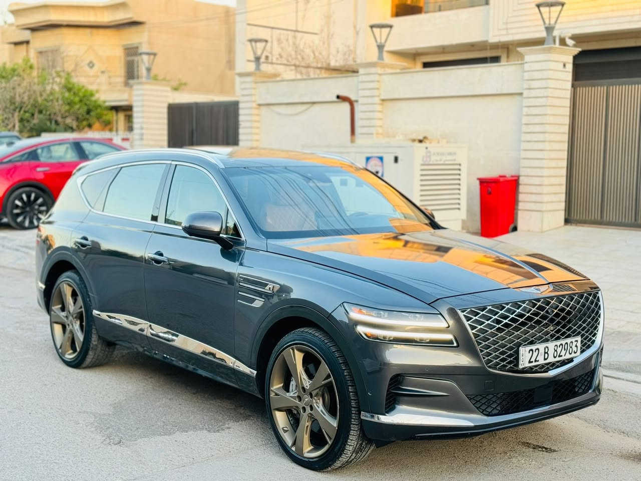 السلام عليكم للبيع جنسزز G80
رقم بغداد بسمي هزه وفحص جديده
معروضه 310 وبيها مجال 

المميز للبيع فول الفول 🔥🤍
GENESIS G80 2021 🔥🤍.  
حادثهاالبنيد فقط الباقي كفاله عامه 

رقم الهاتف ***********              

المواصفات فول 1/1 آعلى فئه 
داخل عسلي مميز
1_رادار امامي
2_رادار جانبي
3_ابواب شفط
4_بردات خلفية وجوانب
5_حساس امامي + حساس خلفي
6_كامرة دوارة 360 درجة
7_قيادة ذاتية
8_اربع وضعيات قيادة
9_كشنات تدفئة + تبريد 
10_ ستيرن كهرباء + تدفئة 
11_كشنات خزن ميموري 
12_اشارة بالمري
13_ داتاشو عداد رقمي بالجامة
14_خمس كامرات امامي خلفي جوانب
15_ويل كب تو سايز ، تاير دنلوب قبل شهر شادهن
16_مري شفط
18_هاند بريك كهرباء 
19_شفتات ستيرن
20_اربع بصمات بواب
21_ فتحة سقف بنراما 
22_تبريد خلفي 
23_نضام صوتي lexcon
24_ حجم المحرك 3.3 V6 GDi Engine ( twin turbo )
25_القيادة نظام Hi-pass (مع مرآة الرؤية الخلفية ECM)،
26_اضائة داخلية 
27_ شاحن لاسلكي
28_عدادات TFT LCD مقاس 7 بوصة
29_ماوس خلفي امامي للتحكم
30-السيارة مغلفه بالكامل
31- حداديه جديده وكامله السياره على
