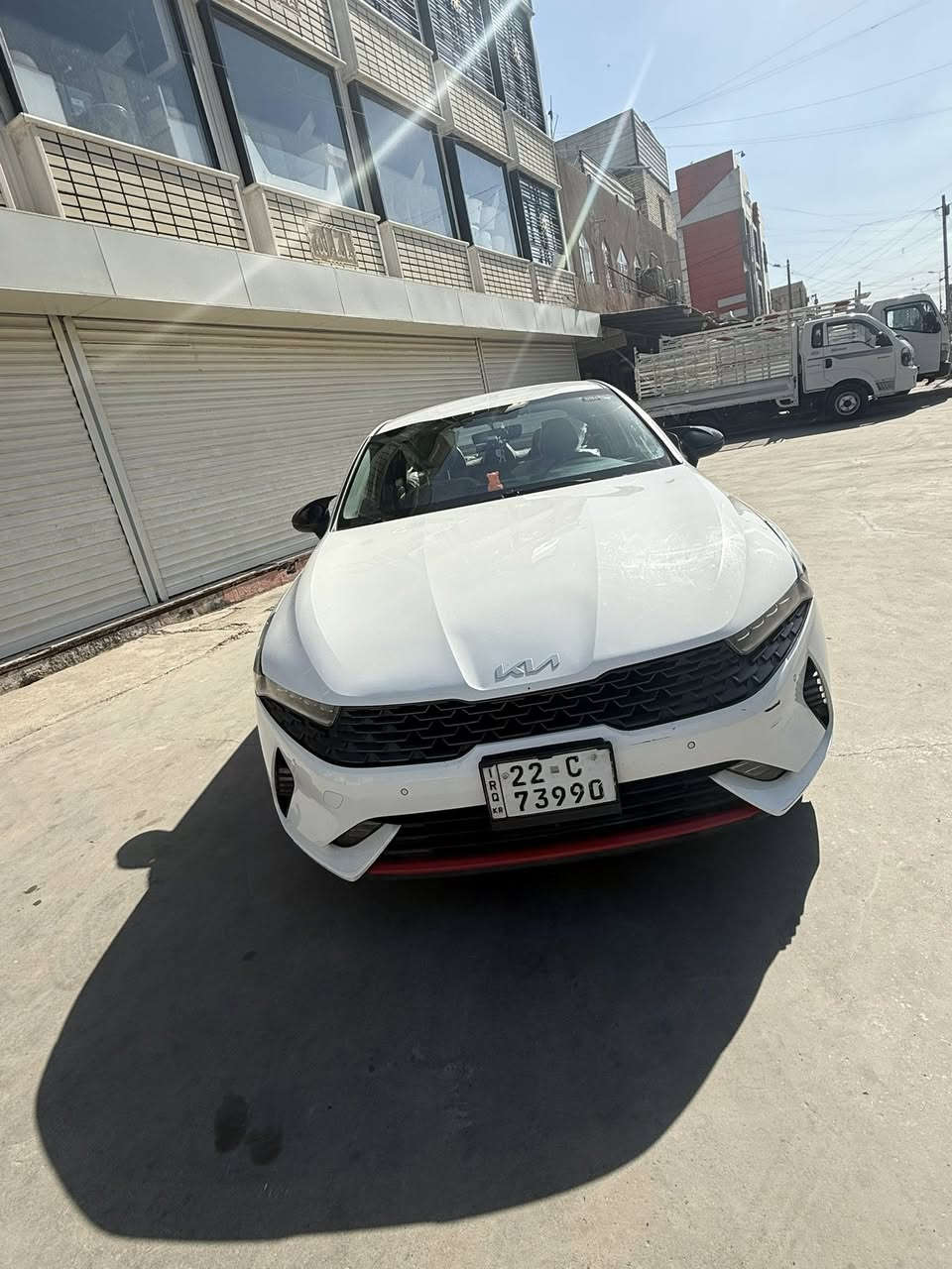 K5 موديل 2022 خليجي كلين تايتل بدون قطرة صبغ فقط يحتاج بارد اماكن موضح بالصور
محرك 2000 دووش
كير AT
داخل جلد ابيض
مود درايف 5 وضعيات قيادة
مثبت كروس سرعة
كشن كهرباء
لايتات كشاف ضباب
رادار امامي
رادار خلفي
مري شفط
حماية سرقة
آبل كاربلاي 
تبريد امامي خلفي منفصل
فتح صندوق ذكي عند الاقتراب 
ترحيب اثناءءتشغيل سيارة
كامرة داش كام داخلي وخارجي امامي خلفي
حساس ضغط الاطارات
ABS مانع انزلاق
سيارة خير من الله كلش نضيفة وجديدة مال جناي 
مكان شارع بغداد الربيع الحرية
 السعر 173  وبي مجال لشراي
رقم اربيل وسيارة بأسمي تحويل ثاني يوم
هاتف ***********
