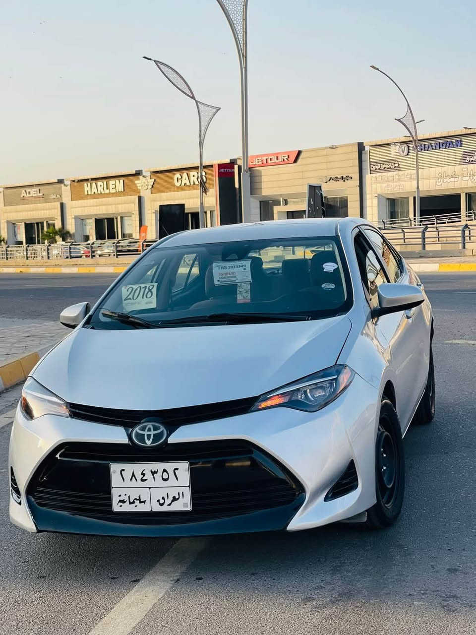 كورلا موديل 2018 وارد امريكي
مواصفات LE 
رقم سليمانية 
للون سلفر 
حادثه جاملغ وبونيد. 

سعره 123 وبيه مجال 

للاستفسار اكثر اتصال 📞 ***********
