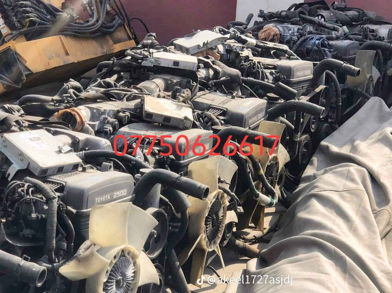 سلام عليكم ورحمة وصلت حاوية محركات ياباني العنوان بغداد الحميدية ***********,,,***********
