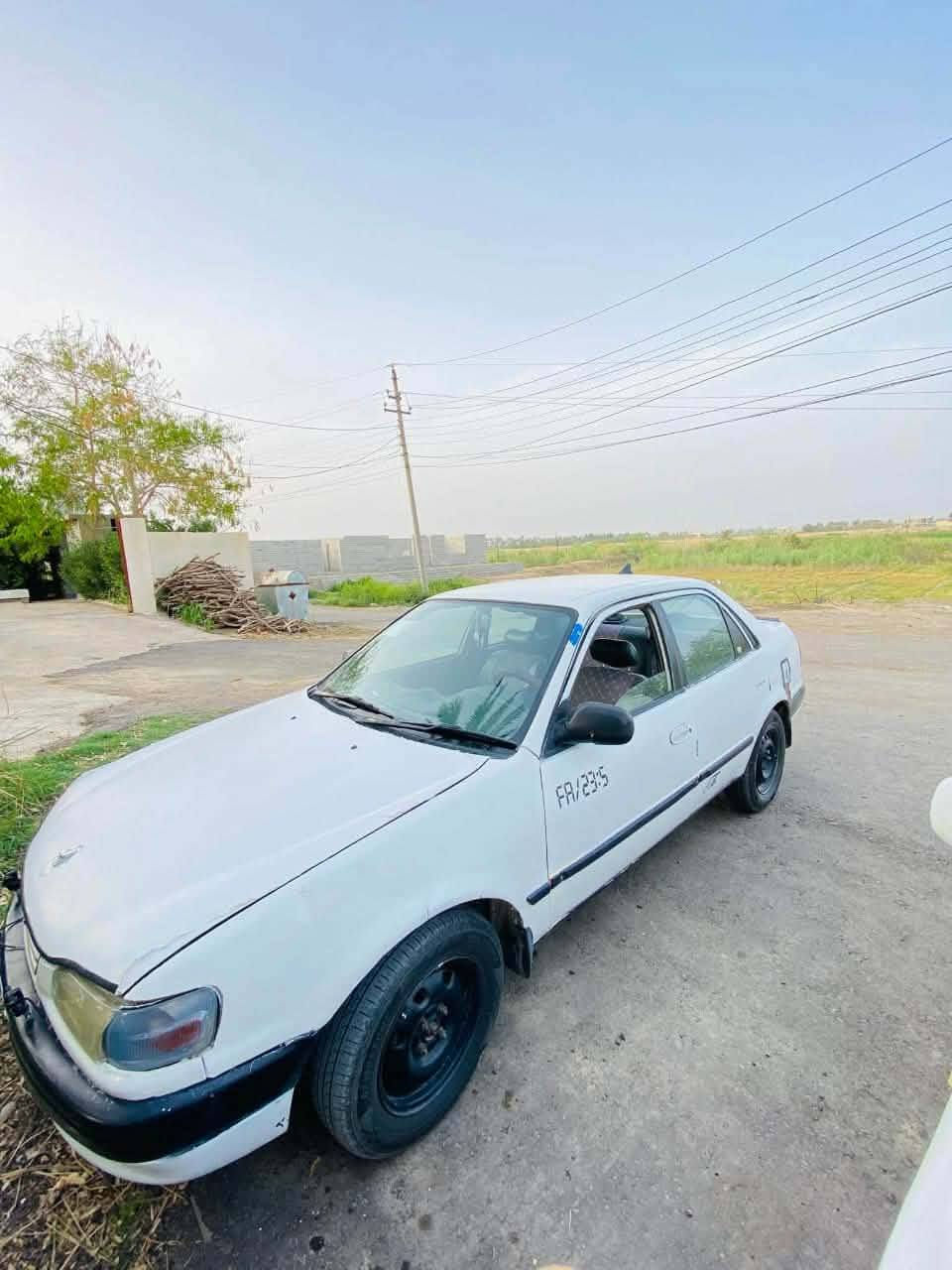 السلام عليكم للبيع كورلا موديل 96 محرك وكير شرط تايرات جدد رقم بغداد  انكليزي مشروع وطني تحويل فقط سنويه ل29 السعر 35 وبيها مجال الكشر شوف العين المكان صلاح الدين تكريت العلم العالي الاتصال على الرقم *********** اني مكلف اتصل
