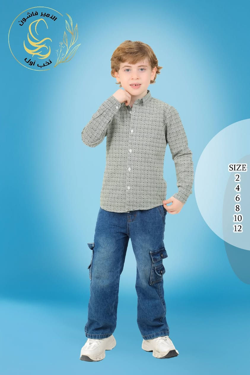 ✨ كود 1 ✨

🔹 البيع جملة فقط للتجار والمحلات 
قميص أطفال 👕
المقاسات المتاحة:
2️⃣ 4️⃣ 6️⃣ 8️⃣ 🔟 و 12

الخامه : قطن بوبلين عالي الجوده 

📦 الثريّة:
6 مقاسات × لون واحد

🎨 متاح 13 لون:
▪️ أزرق غامق
▪️ أزرق فاتح
▪️ عنابي
▪️ تركواز غامق
▪️ تركواز فاتح
▪️ منقوش أسود
▪️ نبيتي غامق
▪️ نبيتي فاتح
▪️ زيتي
▪️ سماوي
▪️ لون جينز
▪️ زيتوني


**إذا كنت صاحب هذا الإعلان وتريد حذفه لأي سبب، رجاءا أرسل رسالة إلى الدعم الفني**