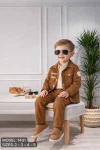 طقم ولادي • جديد للعيد • مقاسات ٢-٥