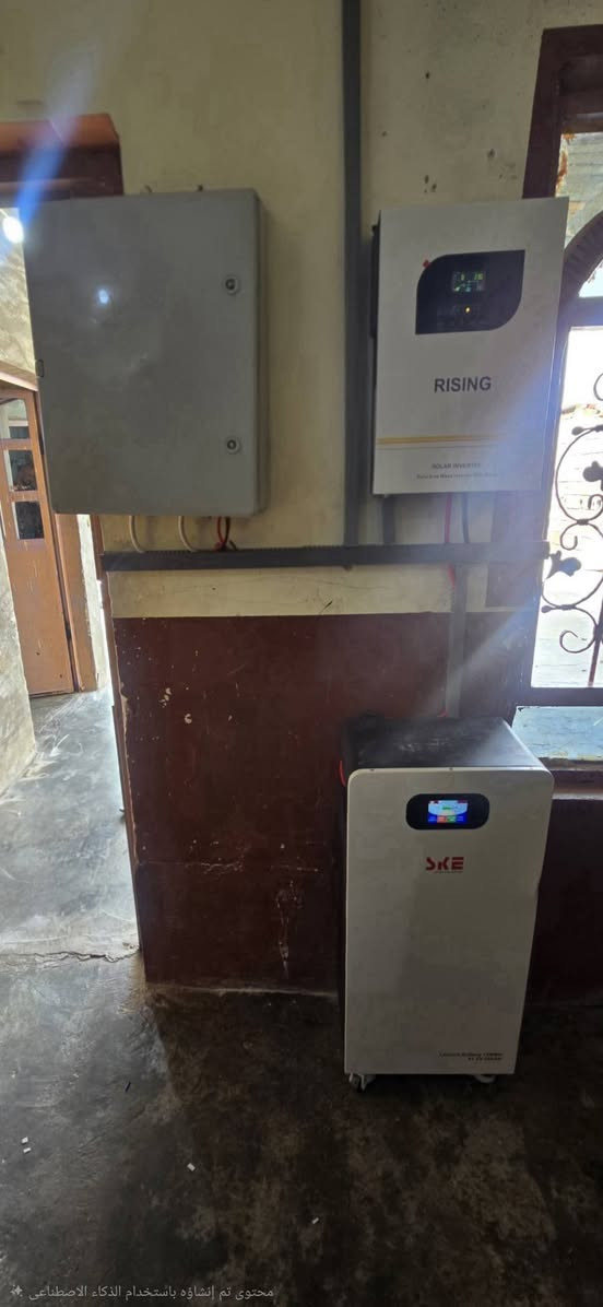 تم بحمدالله تنصيب منظومة طاقة شمسية
 بقدرة 20 اميير نهاري و 15امبير ليلي 
الواح بقدرة 620W ضمان 15 سنة
انفيرتر RISING  6Kw سنتين استبدال 
بطارية ليثيوم 15Kw من شركة SKE ضمان 5سنوات استبدال 
صيانة لمدة سنة مجانية
للاستفسار الاتصال:-
***********
***********
***********
***********
المركز الذهبي-Golden Center 

#ألواح_شمسية #توليد_الكهرباء #نظام_كهروضوئي #مستقبل_الطاقة
#طاقة_شمسية #طاقة_متجددة #استدامة #بيئة_نظيفة
