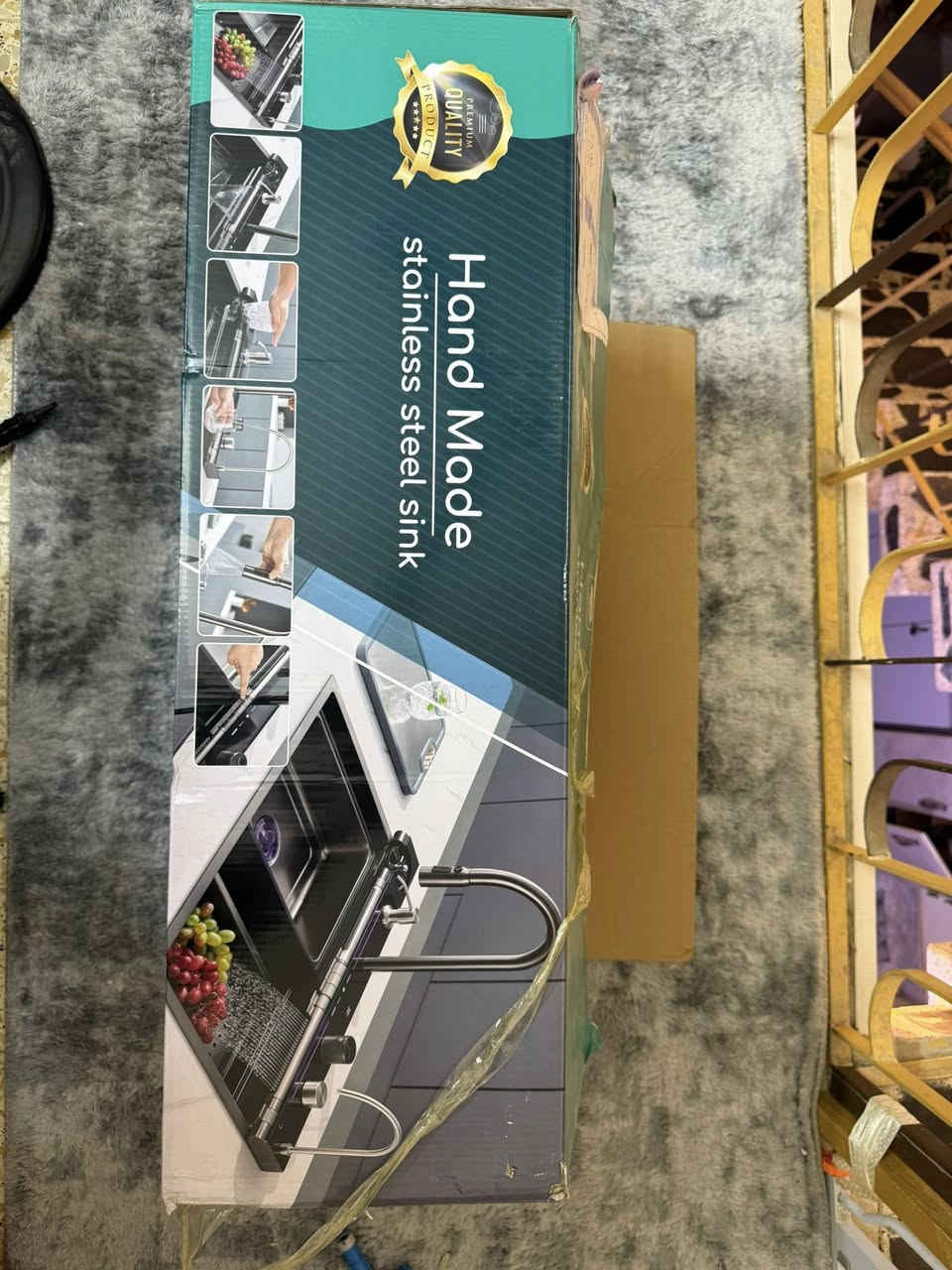 حوض سنك شلال الاصلي قياس 45 *75 التاسيس الداخلي براص ثقيل مع خمس دكم للتحكم غير مستخدم 
السعر 150 الف 
***********
