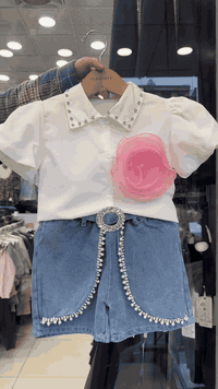 🪐طقم بناتي
📌 السعر: 157 ألف للدرزن (12 قطعة)
📏 القياسات: 2-3-4-5-6-7 سنة.
📲 للطلب: واتساب  الرقم ***********
⚠️ للبيع جملة فقط ( درزن)
