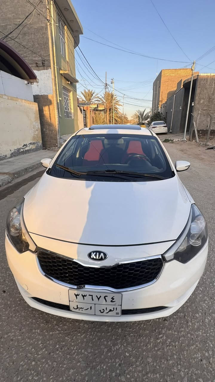 كيا سيراتو موديل 2014
للبيع السعر 120ورقه وبيه مجال 
العنوان النجف 
وسوناره موضح بالمنشور 
***********
