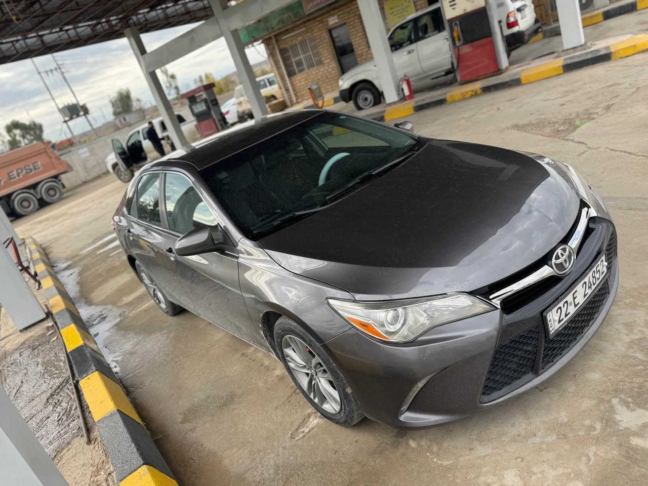 تويتا كاميري موديل 2016  مواسفات SEماشيه 52 ميل  سياره بس بونيت صبغ ايرباگ بشرت صور حادث موجود
رقم سنويه جديد تايرات جديد سعرها 172 و بيها مجال مكان كركوك *********** كركوك, العراق
