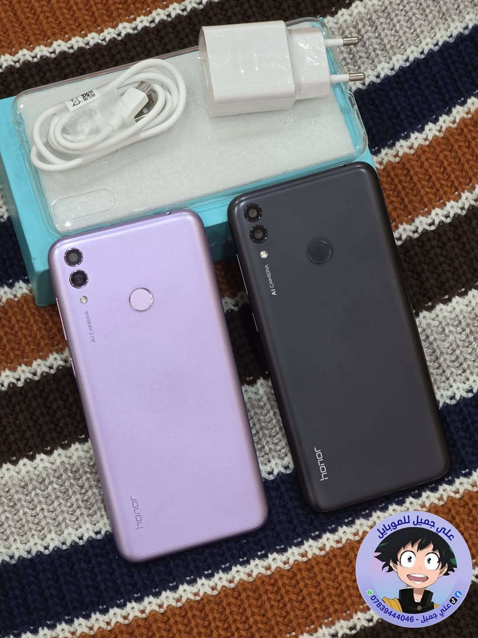 ☎️ واتساب 📞 !!! ***********
🌕 مستخدم 🌕            ✋🏽 اصلي شرط ✋🏽         

للبيع / موبايل هونر 8C                     (  عدد   ١٨  ) 
ذاكره /  128 
الموبايل نظافه ١٠٠٪؜
ملحقاته / شاحنه + حافظه + كارتون 
 
 🛑 السعر  🔥 ///          75         فقط 

🚙 التوصيل مجاني لجميع محافظات العراق 🚙
