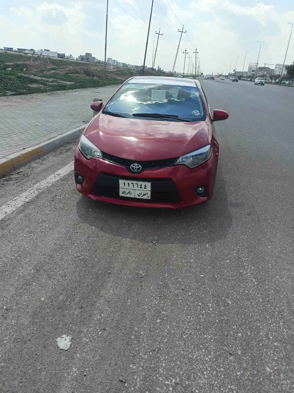 كورلا موديل 2016 صبغ احزام كلها شرط السعر 105 وبيها مجال المكان الشركاط /***********
