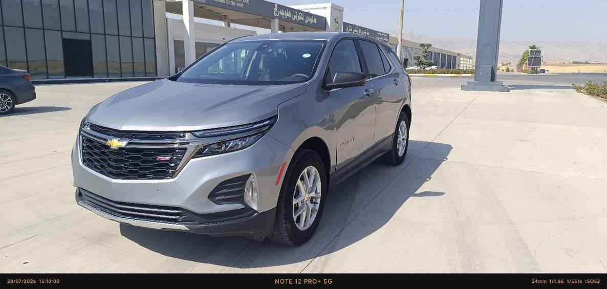 Ghovrlet EQUINOX
موديل 2024
لون سلفر 
سعر 118 ورقه بدون رقم 
ماشيه 15 الف ميل
مواصفات LT  4×4
بصمه+شغال عن بعد
تحكمات فول 
فور ويل 4×4 AWD
صندوق كهربائي 
كشن كهرب و هيتر
رادار امامي و خلفي 
بريك بصمه
حساسات خلفي
ايرباك فقط تكمه جهه اليمين طاك و مرجع سستم شركه
تبريد قطعتين امامي و خلفي
لايتات و راديترات و ردار و حجر بيئه بلادي شركه 
سيارة ٦ قطع صبغ و شبرين من قمارة ابيع عام صبغ 🤚
بجم و خلف  كبس شركه بدون دواخل و لغد مكفوله حادث قشر خارجيه طخطخات  فقط 
سيارة جاهزه 100/100
رقم شاصي 

 3gnaxueg8rs204992

كير و محرك و طغم و تايرات و تبريد كله شرط 🤚
تترقم محافظات الاقليم اربيل دهوك سليمانيه حلبجه 
مده الترقيم 90 يوم من تاريخ الشراء 
سيارة في اربيل شركه نور البصرة موجوده 
شراي يتصل 👇 
***********
*********** أربيل, العراق

