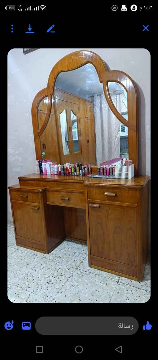 السلام عليكم عندي غرفه اخشاب للبيع جديده نسبه النضافه ٩٠ بلميه صاج الاصلي سبب البيع عدم توفر مكان السعر ٩٠٠ وبيها مجال للشراي رقم الهاتف *********** المكان حي الربيع للمعلومه الغرفه حاليا مفصخه بغداد, العراق
