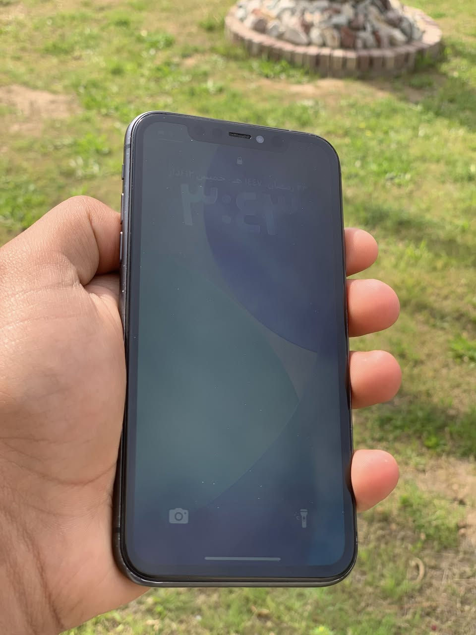 السلام عليكم ايفون 11 عادي ذاكره 128 فيس ايدي شغال  مبدل بطاريه وشاشه مال تفصيخ اصليه 3 خيارات ومبدله الشريحه مال غير جهاز بس شغاله باقي الجهاز مكفول بسعر مناسب 165 وبي مجال للشراي للاستفسار ***********
