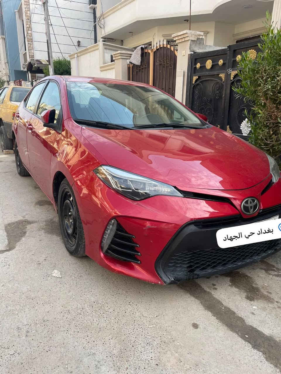 كورلا se 2017
وارد امريكي
مواصفات se معروفة
رقم اربيل سنوية جديدة هزة جديدة
تخم تاير
ماشية ٢٩٠ الف
بدون نواقص ان شاء الله 
سونار موجود 
صور حادث موجودة
حادثها جاملغ امامي تبديل وبابين صبغ
داخلها نظيف كلش
المكان بغداد حي الجهاد
السعر ١٢٧ وبي مجال شوية


**إذا كنت صاحب هذا الإعلان وتريد حذفه لأي سبب، رجاءا أرسل رسالة إلى الدعم الفني**