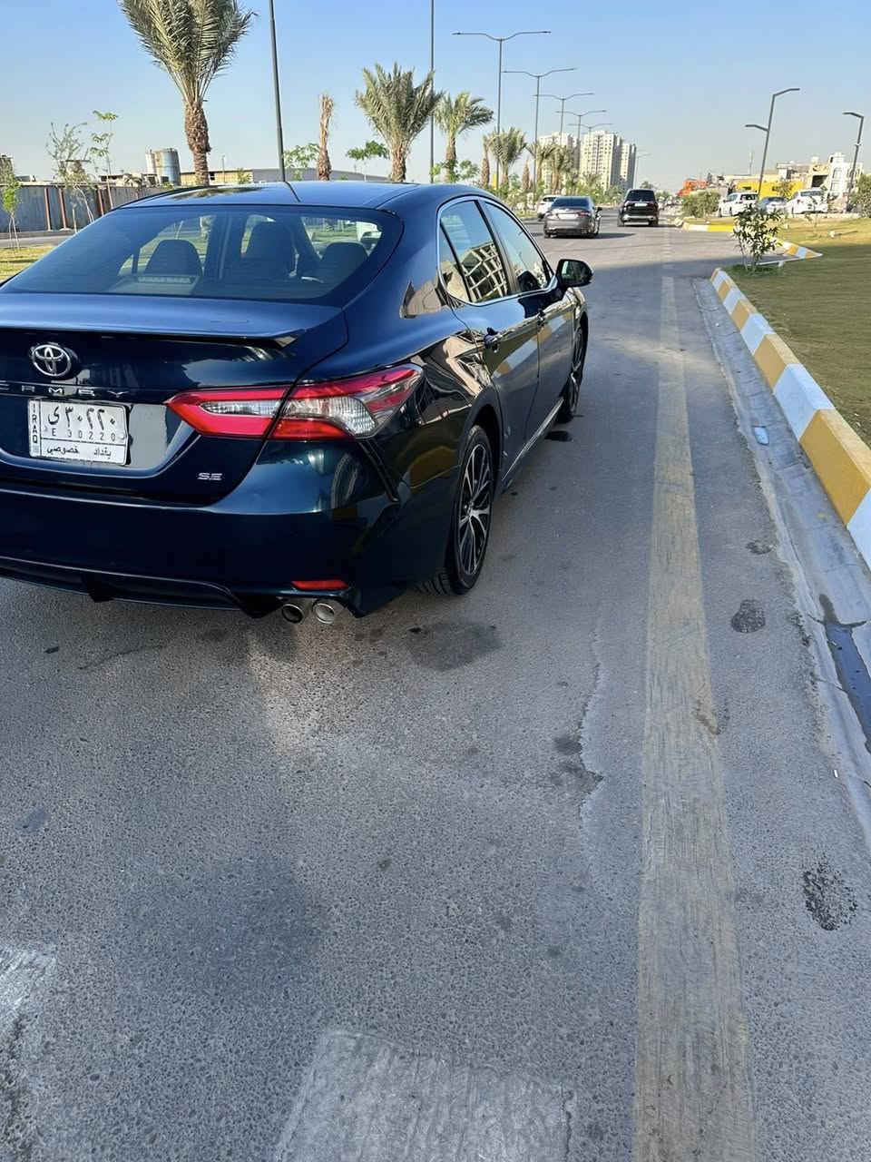 السلام عليكم
كامري se 2018 للبيع ماشيه 95 الف لسياره كلين بدون صبغ وبدون حادث الايرباك كله سليم سعره 160 وبي مجال 
للاستفسار ***********
مكلف بالنشر
