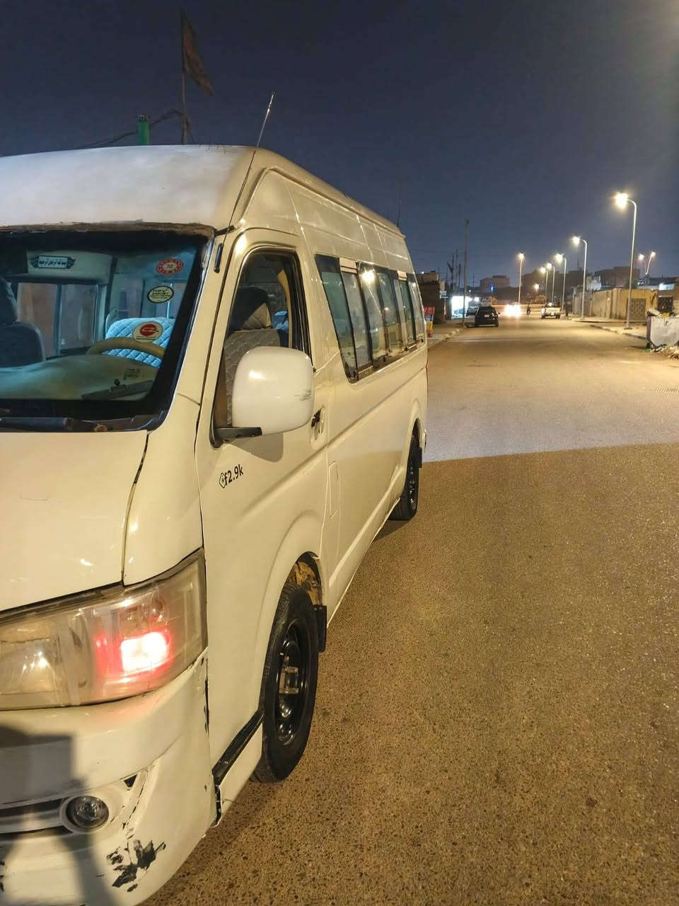 السلام عليكم سياره هايسه جيلوجي السياره معمره مصبوغه من جوه المطريه السياره ب اسمي ثاني يوم تحويل مكانه البصره  زبير رقمي ***********
