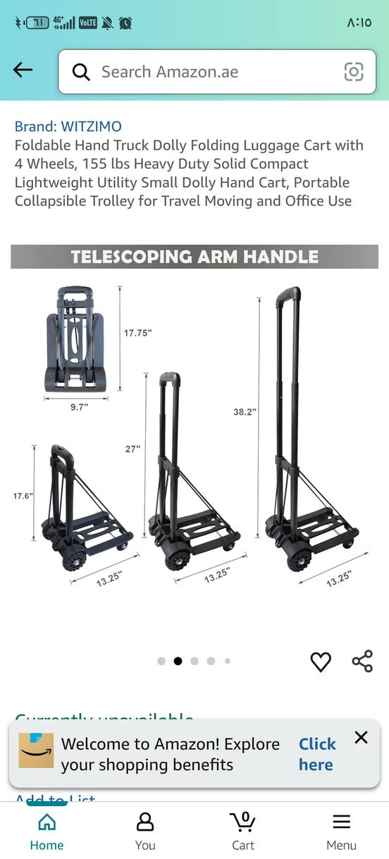 عربايه تحمل اوزان تتكبر وتزغر سعرها ١٥


**إذا كنت صاحب هذا الإعلان وتريد حذفه لأي سبب، رجاءا أرسل رسالة إلى الدعم الفني**