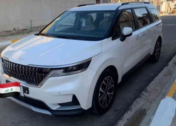 السلام عليكم   كيا كرنفال كوري غاز بانزين موديل 2023
فول عدا فتحة مكفولة من كلشي 
ابواب كهرباء
رادار امامي 
رادار خلفي
كراسي تدفئة 
كراسي تبريد
بصمة تشغيل
بصمة ٤ ابواب
تشغيل عن بعد
كامرة امامي خلفي
اشارة ترحيب
كراسي جلد
9 راكب
عداد دجتل
لايت ل اي دي
٦ سلندر
٣٥٠٠ حجم محرك
بلوتوث 
كار بلي
تبريد ٣ قطع 
سيارة جدا جدا نظيفة وارد كوري
رقم بغداد باسم الحجي
مكان بغداد السيارة بلادية مال الحجي بدون حادث فقط رصعة كد 4 اصابع 
تصال *********** بغداد
