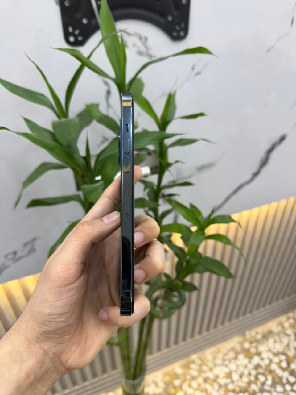 أيفون 12 برو ماكس بدون اي شخوط وضربات
ذاكرة 256
نموذج M
بطارية 100 
الجهاز شرق اوسط ماستر AAA 
 بصمة الوجه شغالة 
 مبدل شاشة اصلية فقط تاخذه وتفحص اذا تجاري يرجع 
السعر ٣٤٠ بي مجال 
وياه حافظة ١٧ برو ماكس وجامة مضلل 
عنواني بغداد حي اور ***********
