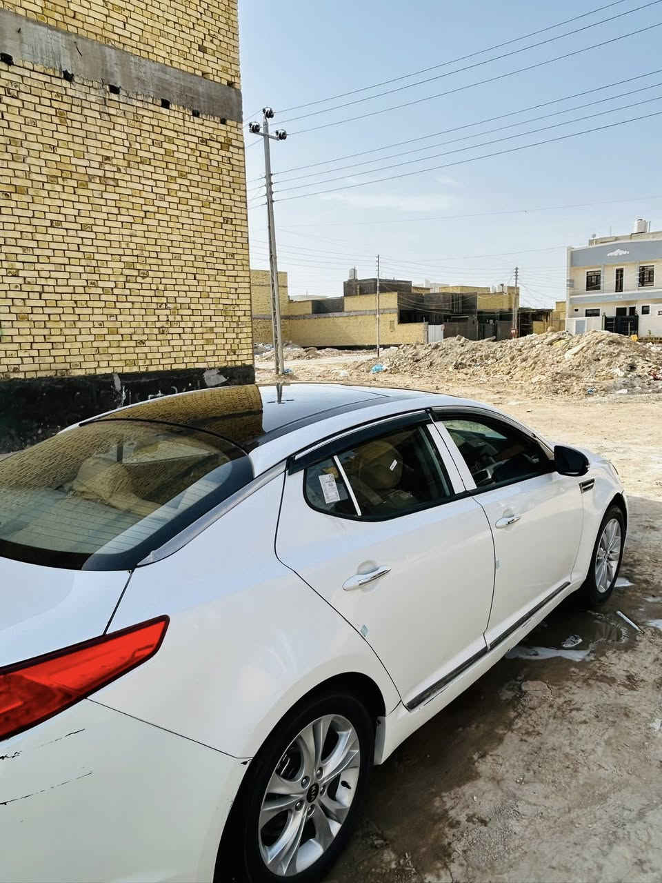 السلام عليكم
كيا أوبتيما 2011 خليجي 
فول مواصفات للأخير 
بانوراما كشنات تدفئة تبريد 
كراسي ثنين كهرباء
خزن ميموري 
شفتات 
تبريد قطعتين 
سستم صوت جديد 
حادثه جاملغ وبنيد بدون دواخل 
وصبغ جاملغ خلفي كد شبر وشوية
مكينه 2.400 دوش 
كير AT
تحول ثاني يوم 
السعر 107 
مكاني ناصريه مركز. 
***********
