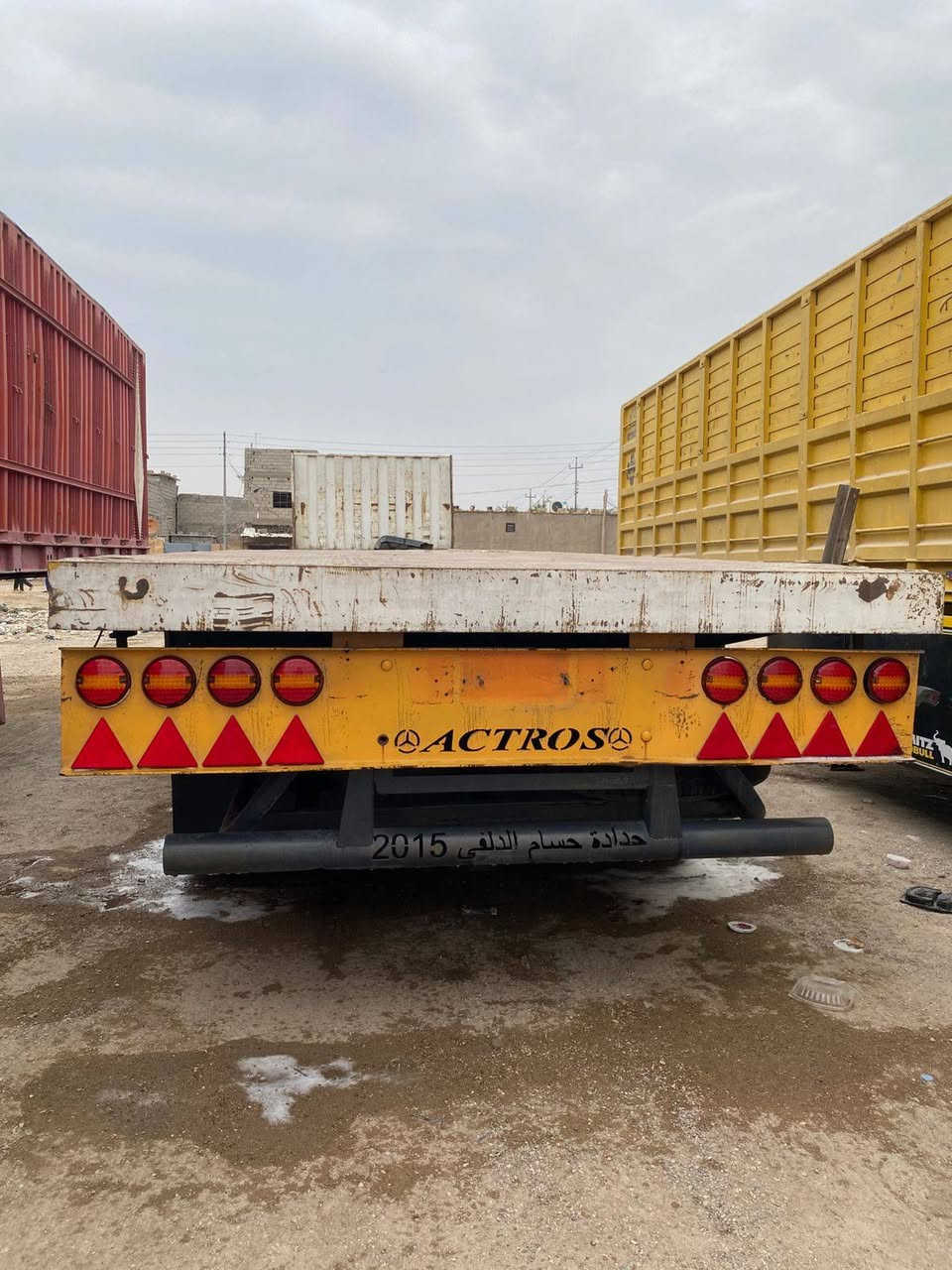 سلام عليكم عربانه البيع حداديه مكفوله كفاله عامه تخم تاير شاصي 14 طول 12 /و 60  السعر 110$ وبيه مجال قليل العنوان  العماره كميت /*********** /***********/حمزه الكعبي
