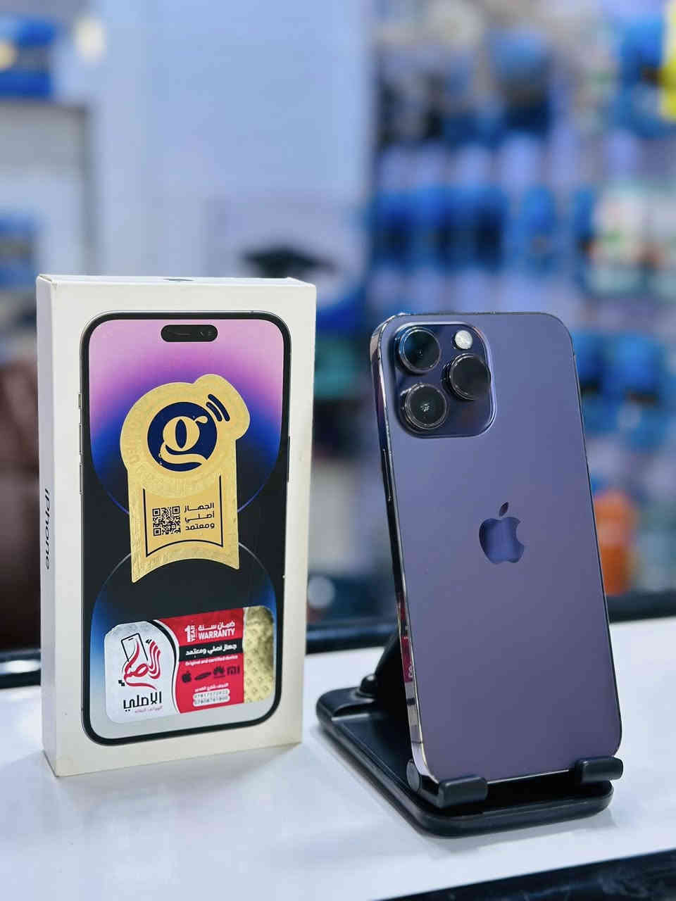 السلام عليكم متوفر:

🖤14 برو ماكس شرق اوسط نسخة (الخطين) ذاكرة 256 بطارية 84 الجهاز مكفول وضمان✔️.

☑️***********☑️

☑️مركز سفن فون للهواتف النقالة☑️
