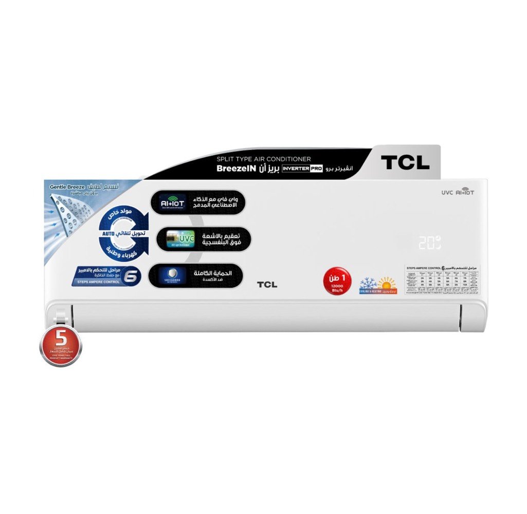 السلام عليكم ، عندي سبلت TCL inverter ١ طن "TAC-12CHSA-TPB BREEZEin T3”
اريد ابيعه لأنه الغرفة جبيرة عليه واحتاج اجيب اكبر منه للأسف
السبلت غير مستعمل (تقريباً ساعتين تشغيل فقط كتجربة للغرفة) بي ضمان 5 سنوات من الوكيل ( تطبيق جمعة) 
و ورقة ضمانه موجودة طبعاً وحتى السبلت بعده بغلافه ما شلته منه
سعره ٦٥٠ الف لأنه فعلياً جديد واني مشتريه قبل اسبوع ونص بالضبط ب٧٠٠ بس للأسف ما كفاني😅

٦ مراحل تحكم بالأمبيرية وحفظ ذاكرة
خاصية تحويل تلقائي (بين الوطني والمولد) 
ونظام تنظيف داخلي بالأشعة فوق البنفسجية
 للتواصل على الواتس 
***********
وشكراً جزيلاً