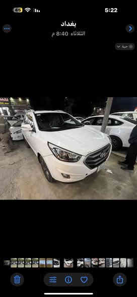 السلام عليكم هونداي توكسان 2015 خليجي ماشيه 127 مكينة وگير  ع وضع الشركه ممفتوحات رقم وهزه جديده لايتات وجامه جديده صدر امامي خلفي جديد 
تايرات وباتري نظيفة جداً وكهربائيات كلها شغاله السياره مابيها اي نقص يحتاجلها فقط حمام وبولش بيها بعض الرصعات والشخوط صبغ باب الصدر فقط علماً السياره بأسمي تحويل مباشر
(السونار داخل المنشور ) السعر 139 نهائي 
مكان السيارة بغداد المشتل للاستفسار هـ ***********
