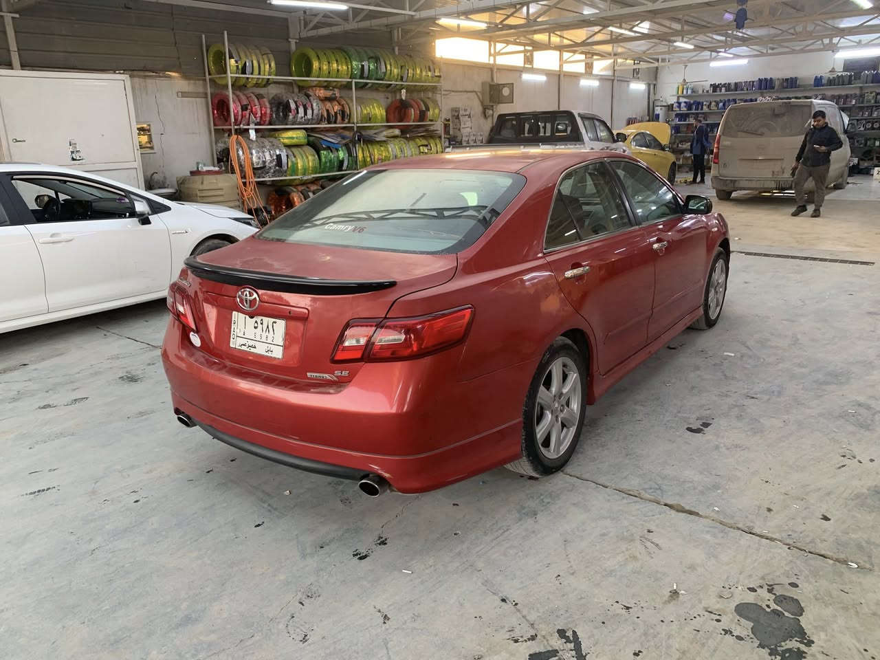 للبيع كامري 2008سياره فول فتحه مكينه 6سلندر سياره جاهزه كير مكينه حاويه جدد حداديه جديد الف متصرف عليها تحويل مباشرتاا رقم بابل مميز السعر 110 حادثها جاملغ الايمن وبيها جلاتين بجاملغات الخلفيه سياره مال جناي مكانها ب الحله 
الاتصال ***********
