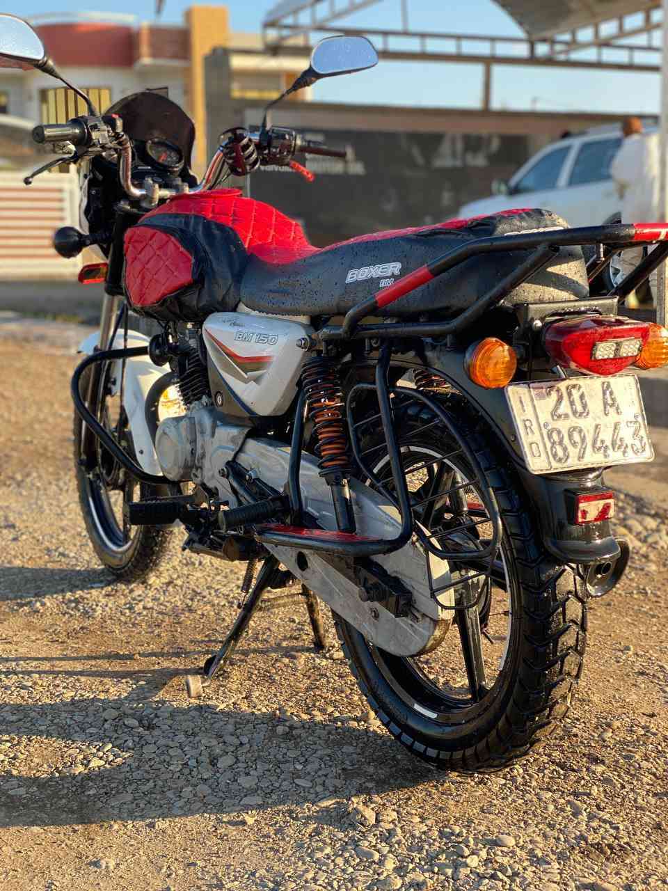 بـوكسر 22 مرقم ديالى ب اسمي لوحات نكليزي تحويل ثاني يوم كامله من كلشي مكينه خرسه فول الدراجه مفيسله فقط 
تايرات جدد السعر 1650 وبيها مجال حك الجيه *********** مكاني ديالى ناحيه السلام قريه العجيمي اتصل ودلل
