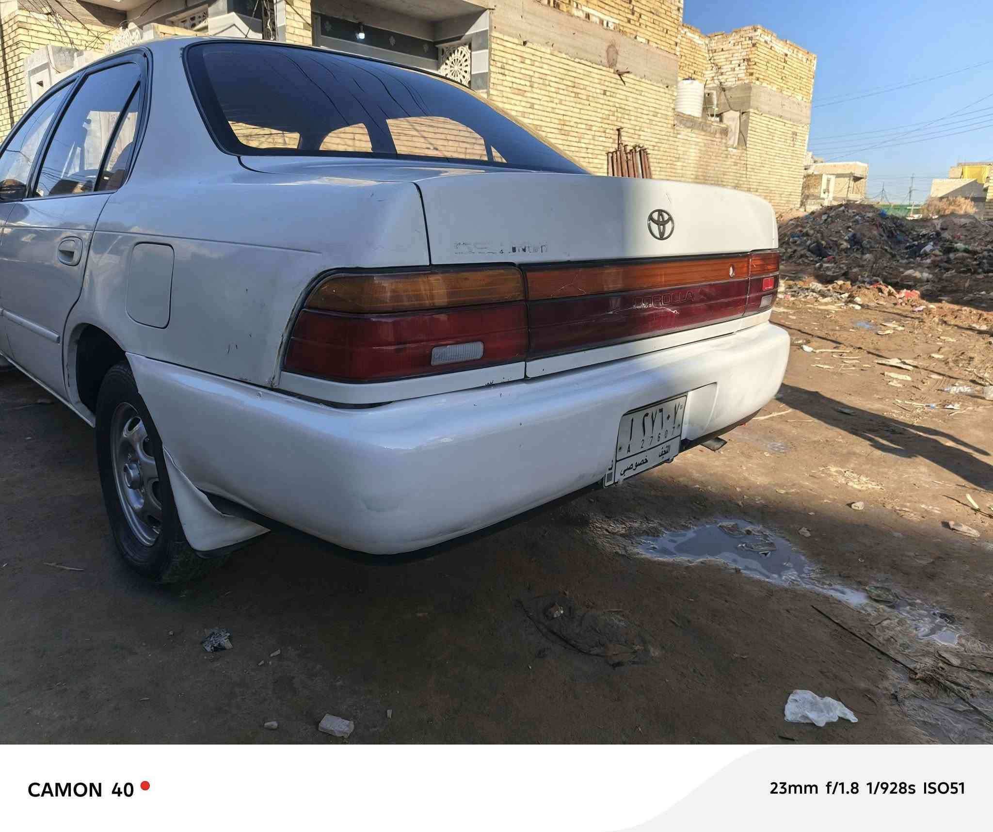 السلام عليكم كورلا موديل 93 رقم نجف مكفوله من الكص والنقل الجثه  سياره كفاله حته من لصبغ فقط بارد شبر بس سياره جاهزه من كلشي ابد ما متعوبه  السعر 55 وبيه مجال مكاني نجف ***********
