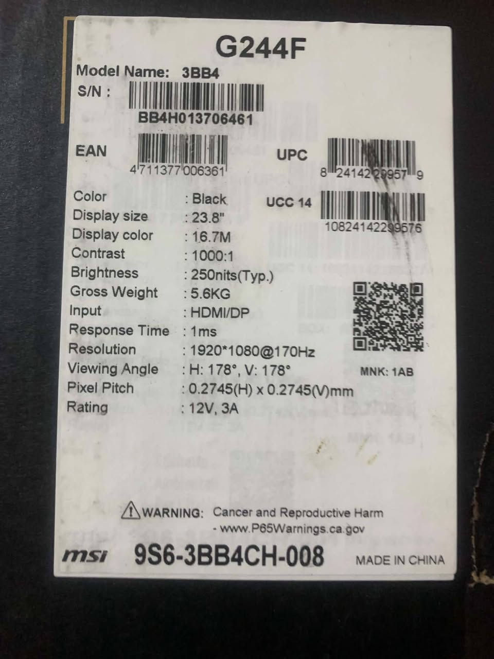 شاشة msi 165hz ips حجم 24 بسعر 150الف نضيفة مستعملة بحالة جيدة مع كيبل دسبلي الاصلي


**إذا كنت صاحب هذا الإعلان وتريد حذفه لأي سبب، رجاءا أرسل رسالة إلى الدعم الفني**