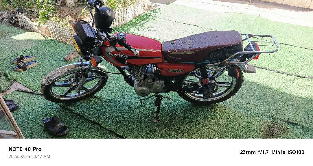 دراجة ايراني سيفان  كل شي بيها جديد تاير ويل صالنصه كلج والكلجات كهربائيات كامله من كل شي لا تنقيص ولا تبخير جنت اشتغل بيها دلفري وعفت الشغل وخليتها للبيت سعرها 350 الف قفل مكاني ابو غريب المنسيه 
***********‬‏ بي واتساب المو شراي لا يتصل بغداد, العراق
