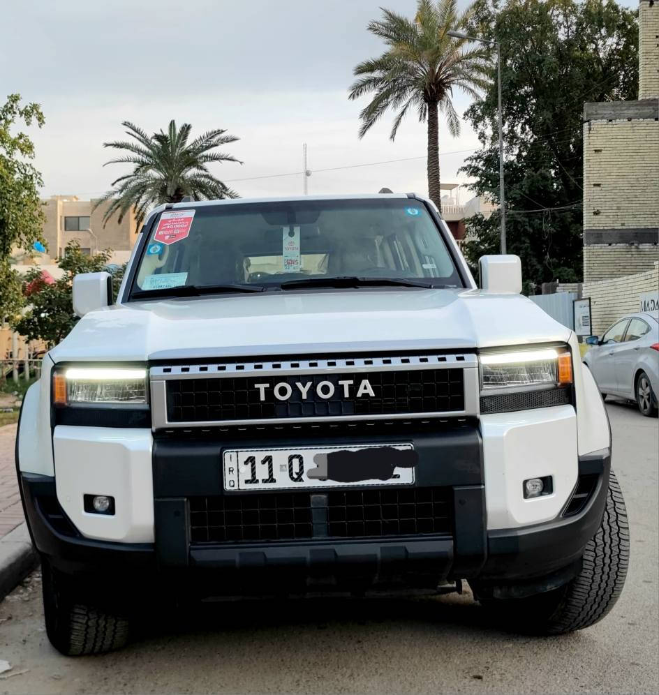 سلام عليكم ...... اخوان عندي برادو 2024( R0 ) لون ابيض صدفي رقم بغداد بأسمي  وتحويل مباشر
  السيارة استلام شركه ساز ماشيه 22 الف فقط يعني بعدها داخل الضمان .. ومكفوله من الضرر والصبغ فقط رصعه بسيطه ومسحوبه وعندي صورتها ... سعرها 43600$ واي استفسار هذا رقمي *********** مكان السباره بغداد حي القادسية بغداد, العراق
