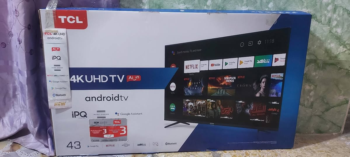 للبيع شاشة TCL انج 4K

الحالة نضيفة جداً وشغالة 100% اي ضرر مابيها 

المواصفات:

.الحجم ٤٣

. بيها نت 

. دقة 4K وصورة نقية

. واي فاي + 3 مداخل HDMI + 2 USB

المكان: النجف الاشرف  مستعجلين علئ البيع اخت الجديده الاستعمال قليل

للتواصل: ***********
