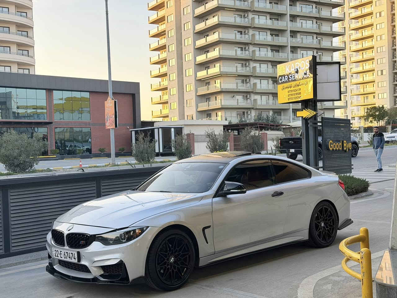 السلام عليكم حبايبي
2017 , 430i 
بيع او مراوس  ويا شمالي 

حجم 430i

محرك 2000تون تيربو✈️

سعر ١٦٦$

 ٣ قطع صبغ

كفالة لغد شاصي

كفاله كير محرك ممفتوح 

كهربائيات كله شغال

ماشية١٤٠km
محدث M
المواصفات
1/1  فوول فوول 
داخل احمر
بصمه

فتحة

شاشة كبيرة

كاميرا 360

تحكمات ستيرن

كشنات تدفئة

كشنات كهرباء خزن

سايد بريك عصى

مري كهرباء

مري قلاب R

ابواب بصمة

لايت داينمك اوتو

ويل BMW اصلي

سستم سماعات harmand kardon 

شاشة اعطال

حساسات خلفي امامي

ماسحات اوتو

تركشن تزحلق

انظمة قيادة عدد5

شفتات ستيرن

مكان جمجمال  سليمانيه ***********
