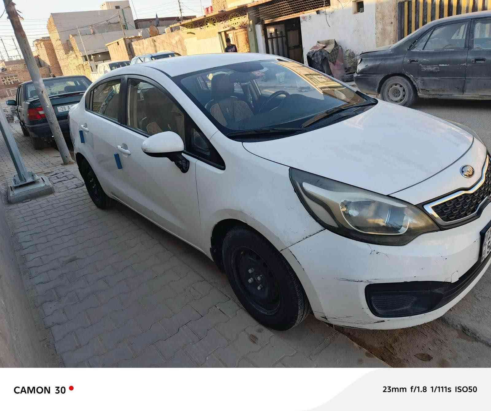 السلام عليكم 
كيا ريو خليجي ٢٠١٤ بأسمي مكفولة عدا بارد بالجاملغ اليمين الامامي . تبريد تدفئة كهربائيات كير مكينة كله مكفول 
المكان  النجف 
الاستفسار : *********** Singapore
