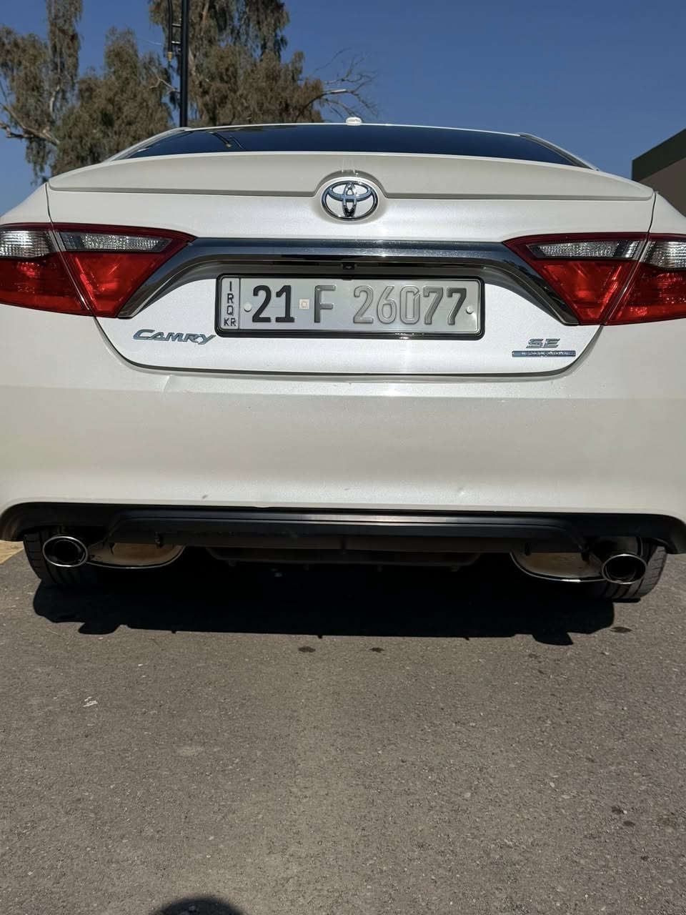 السلام عليكم
كامري 16 فول 1/1 سبشل
داخل ازرك موصفات خاصه
فتحه
بصمه
دبل كزوز
شاشه تحكمات
 شحن لاسلكي
ماشي 100 
ضرر فقط قطعه وحده بنيد
كير محرك بشرط 
رقم سليمانيه تحويل ثاني يوم
المكان صلاح الدين بيجي
السعر 175 وبيها مجال 
***********
